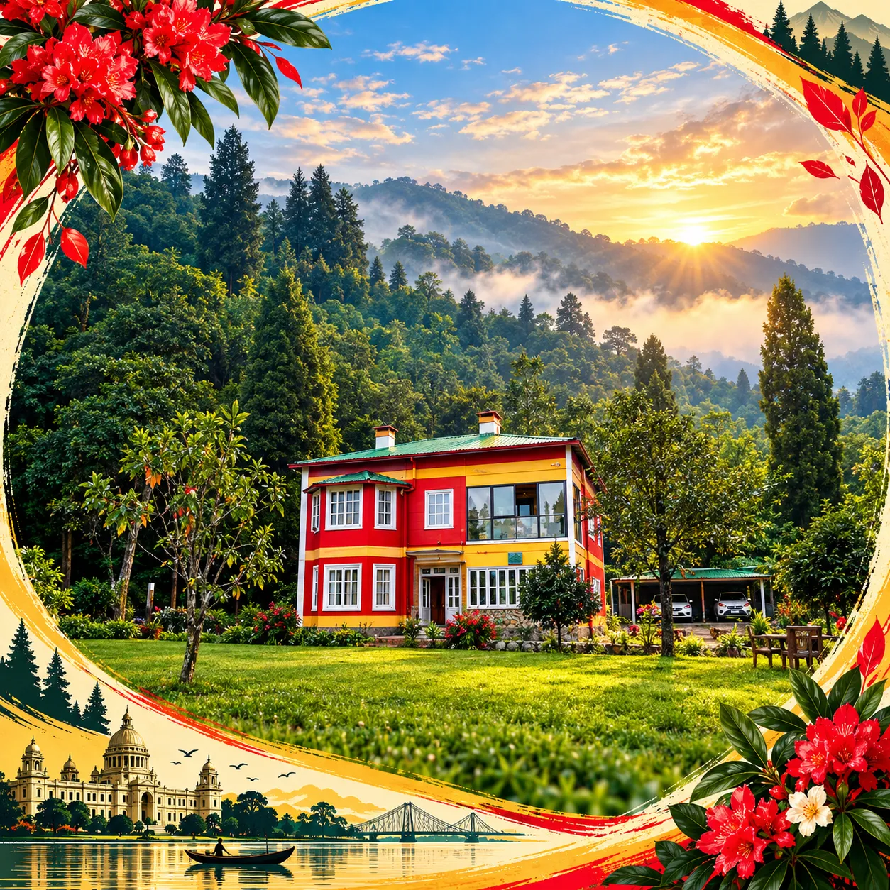Tea Bungalow Stay Poobong Image